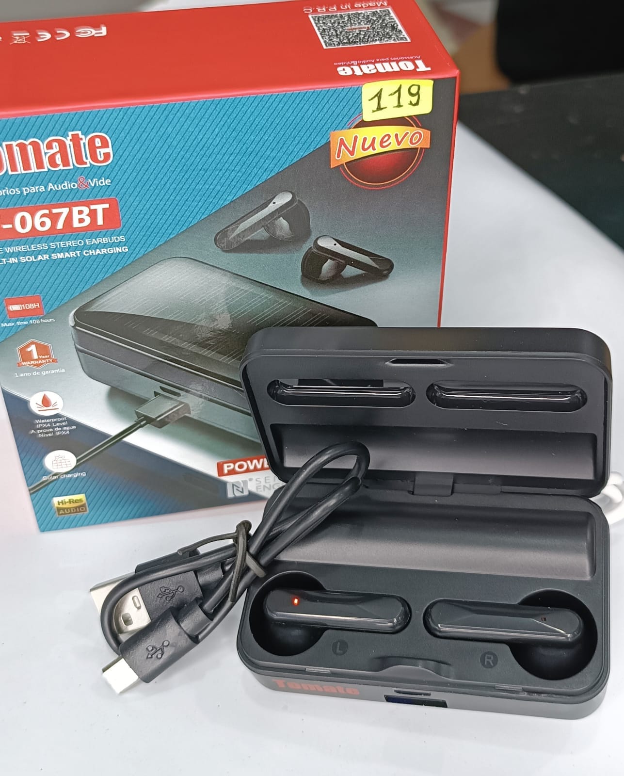 AUDIFONO PRO INALAMBRICO A PANEL SOLAR